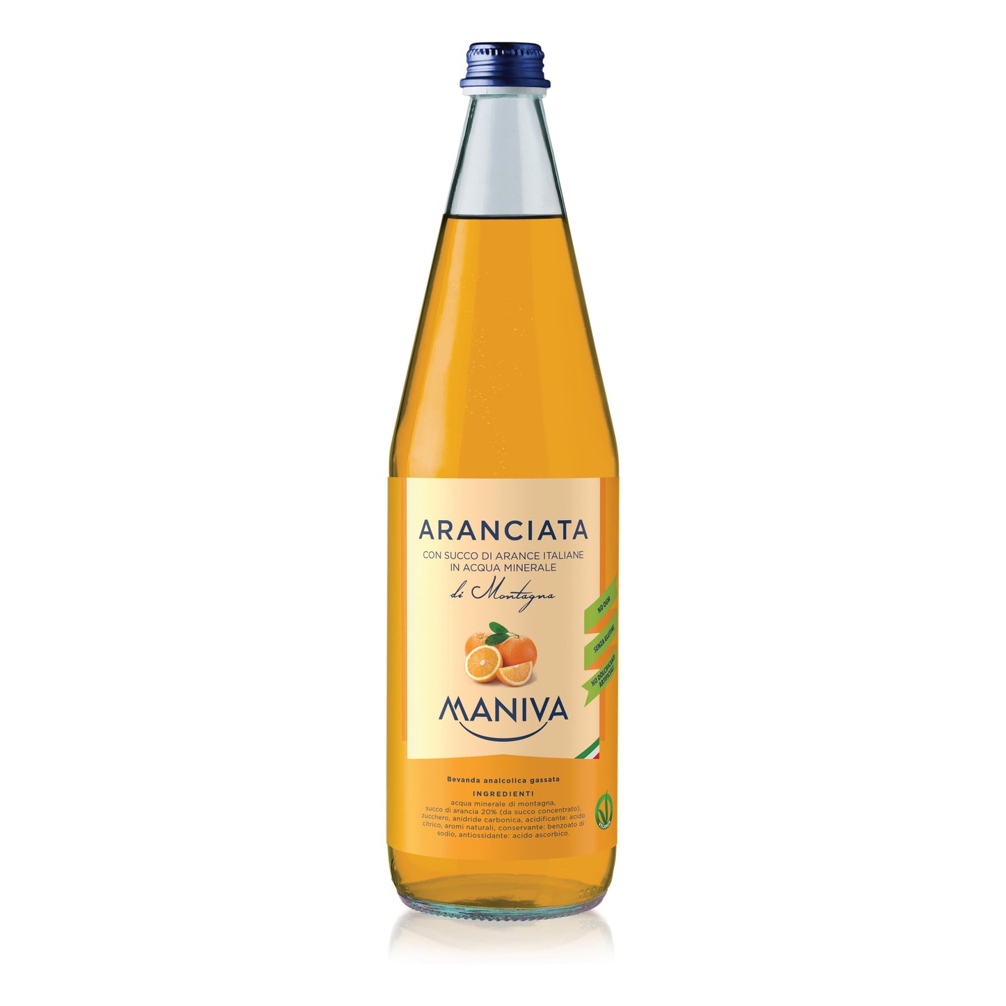 MANIVA Mineral Water Aranciata 1L