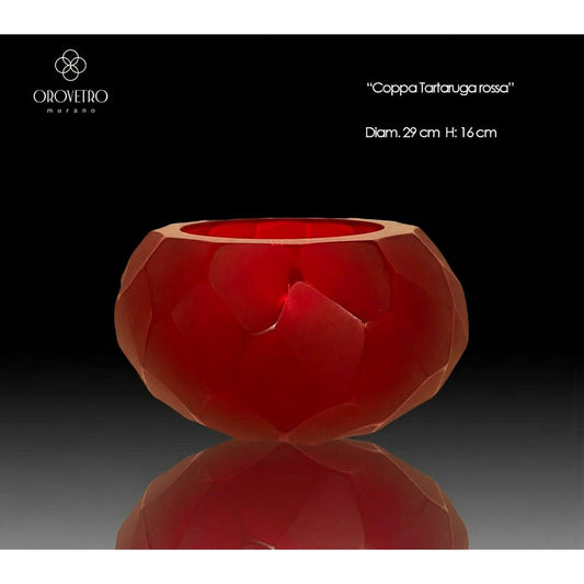 Orovetro Murano 'Tartaruga' Decorative Glass Bowl