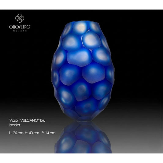 Orovetro Murano 'Vulcano' Decorative Glass Vase