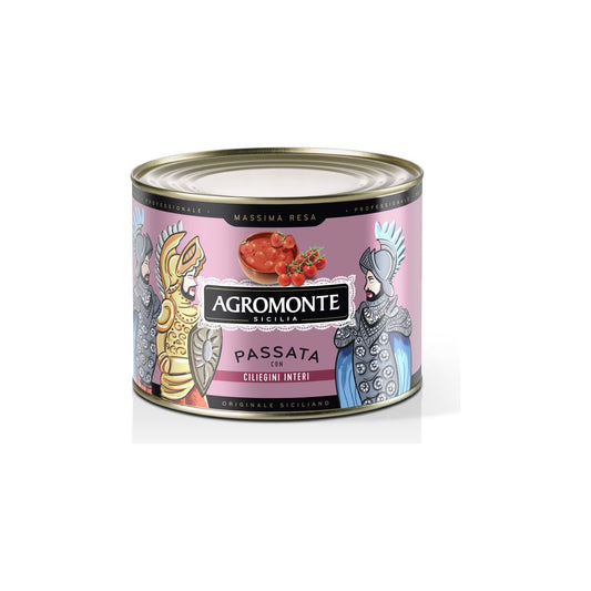 Agromonte Passata Con Ciliegini Interi 2kg